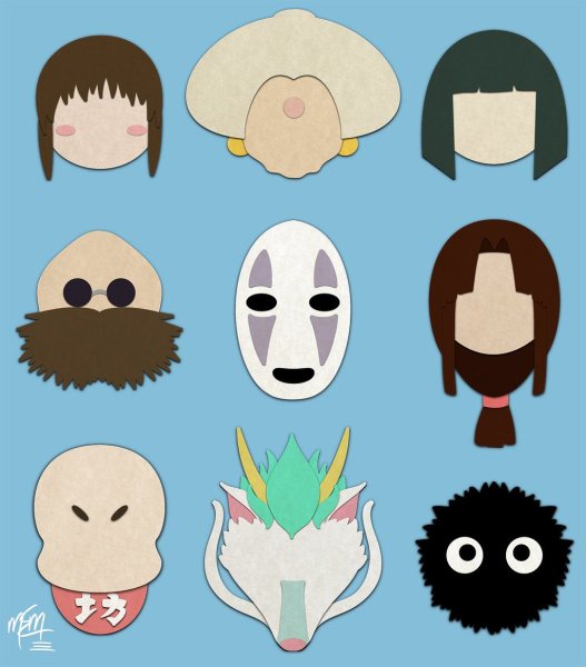 Унесенные призраками вектор