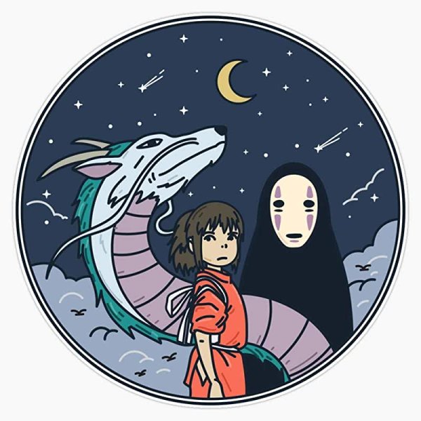 Стикеры по Унесенные призраками