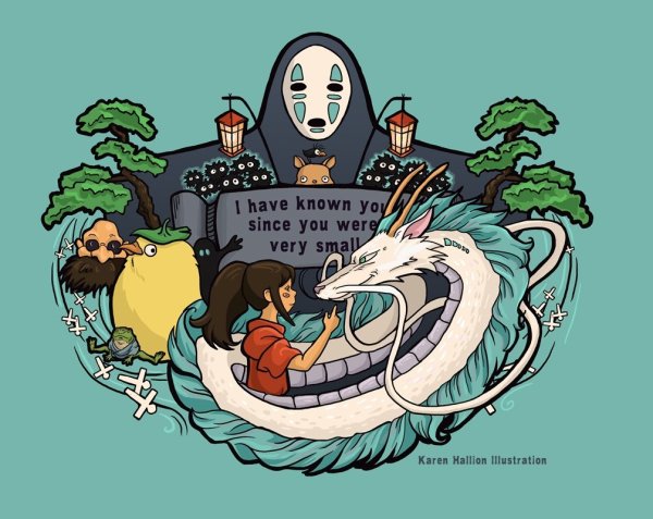 Наклейки аниме Хаяо Миядзаки