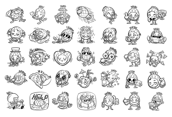 Наклейки телеграмм