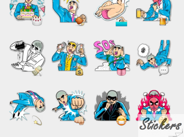 Стикеры люди