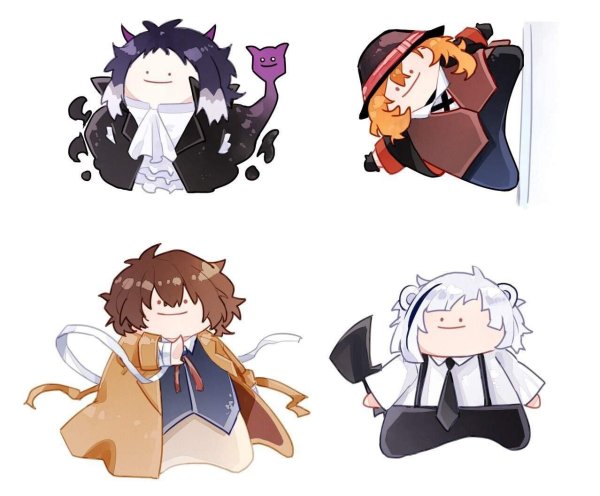 Bungo Stray Dogs Чиби