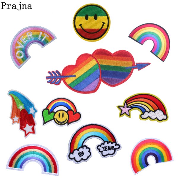 Радужные наклейки для распечатки