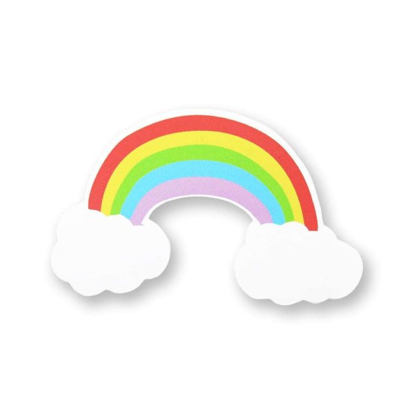 Облачко стикер Радуга