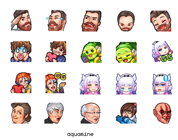 Эмоции для Твича