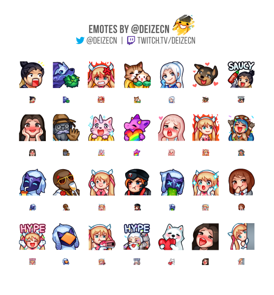 Готовые Стикеры для Твича