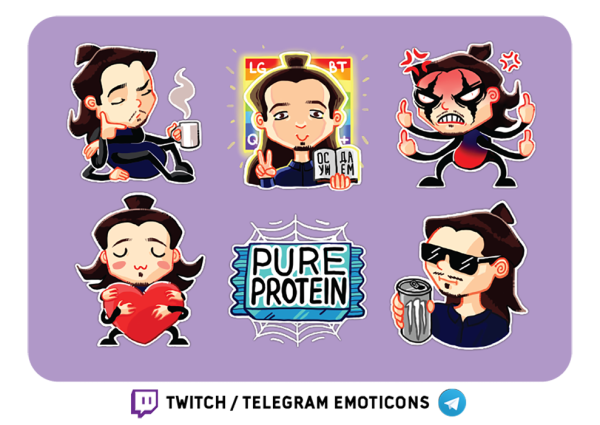 Стикеры Твич