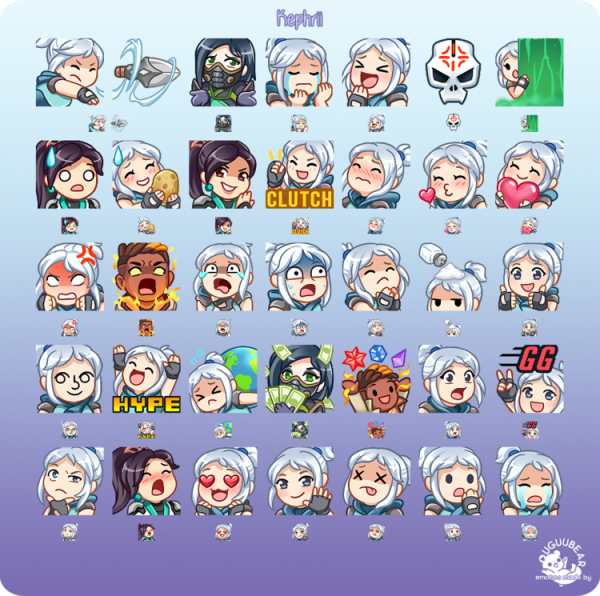 Смайлы для Твича