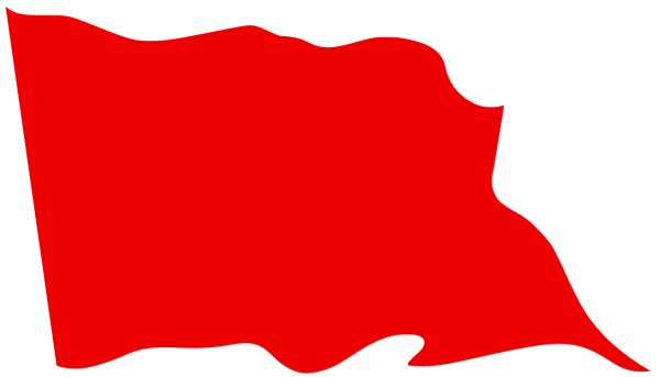 Красное Знамя на прозрачном фоне