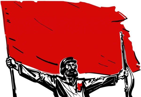 Красный флаг революции 1917