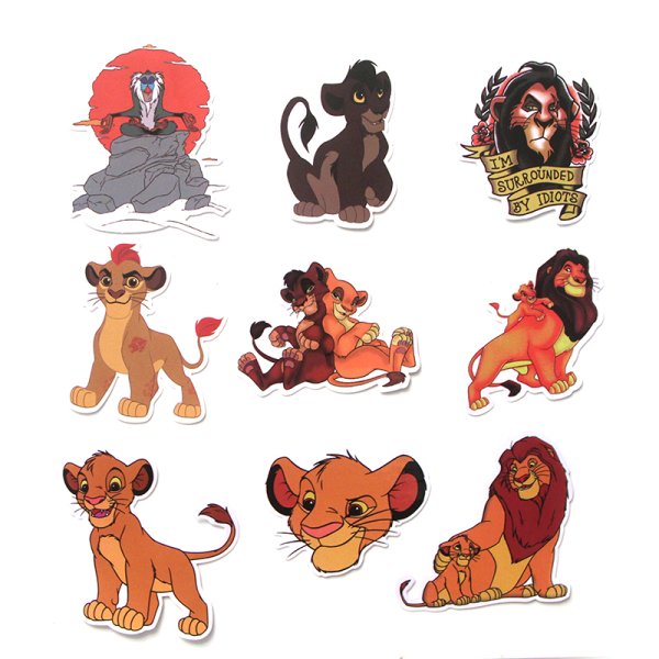 Король Лев наклейки