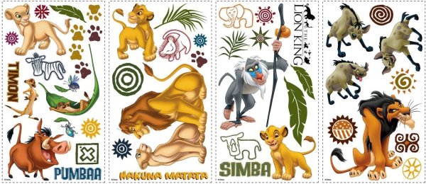 Король Лев наклейки
