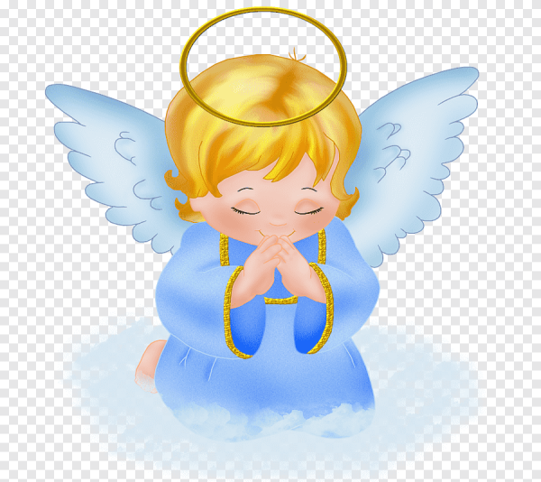 Ангелочек сердце стикер