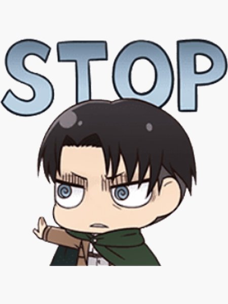 Леви Аккерман Стикеры