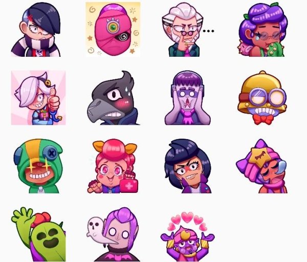 Стикеры Brawl Stars