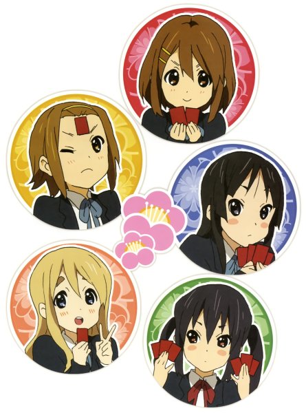 K-on наклейки