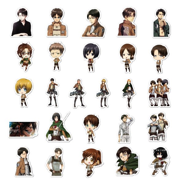 Стикеры атака титанов