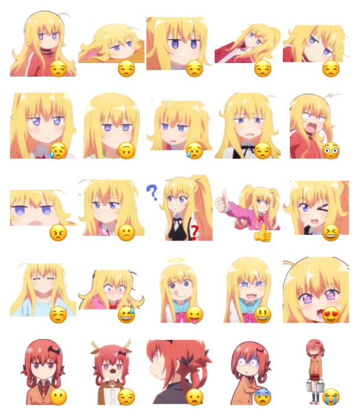 Аниме Стикеры Габриэль бросает школу