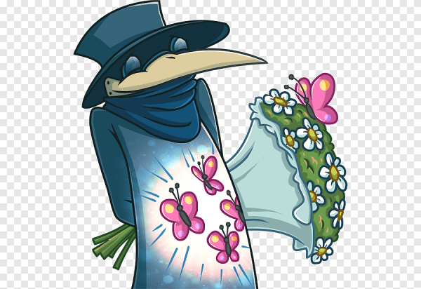 Набор стикеров Чумной доктор