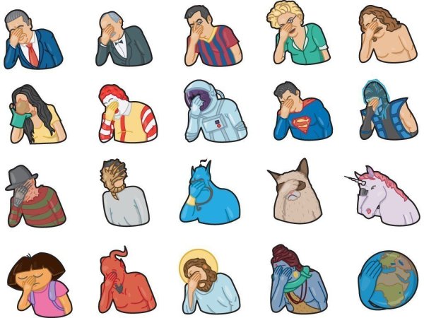 Человек схематично