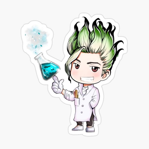 Аниме Стикеры доктор Стоун
