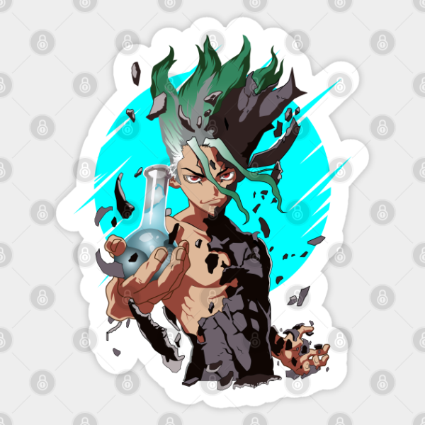 Аниме Стикеры доктор Стоун