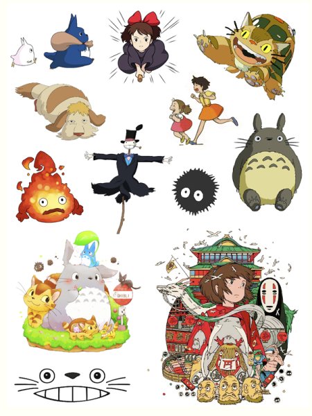 Стикеры Хаяо Миядзаки