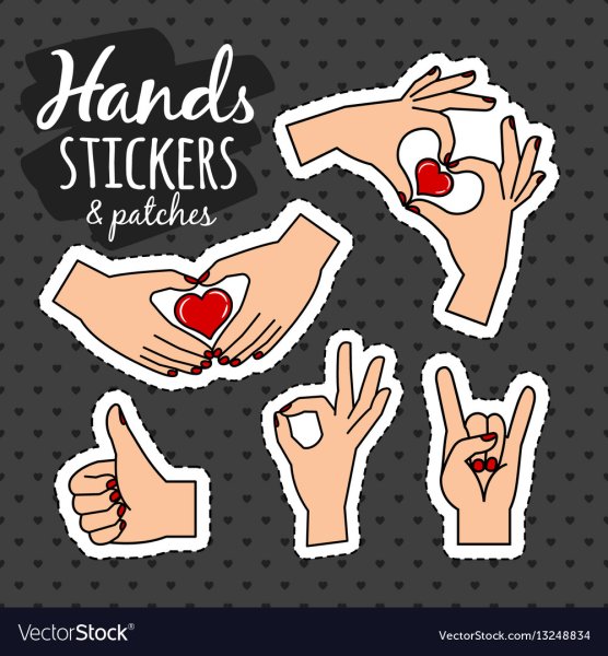 Стикеры руки