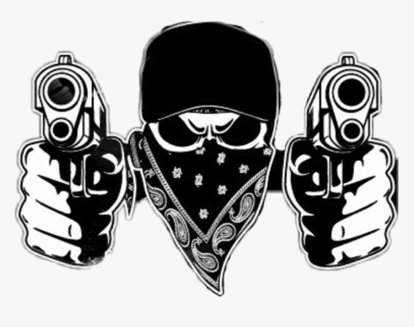 Гангстер наклейка