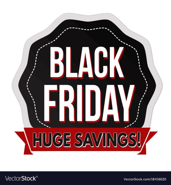 Черная пятница стикер