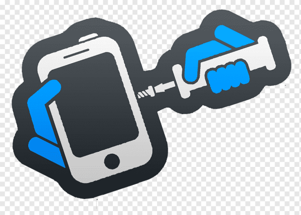 Нарисованный смартфон