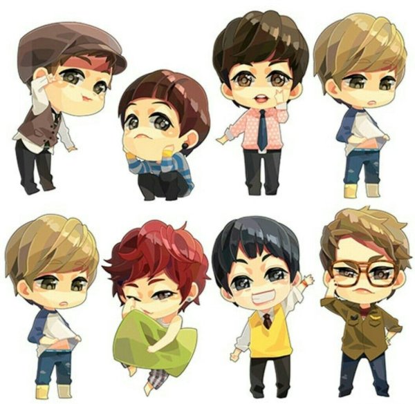 BTS рисунки Стикеры Чимин