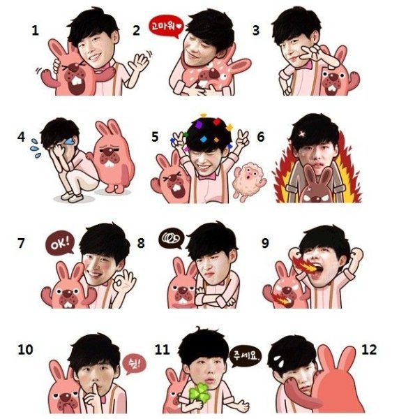 Стикер пак БТС