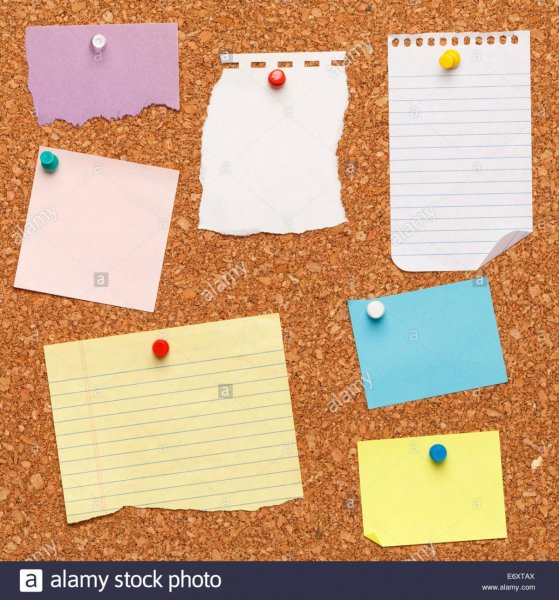 Небольшая пробковая доска для заметок