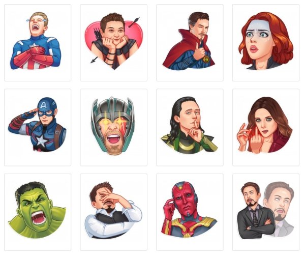 Стикеры Мстители