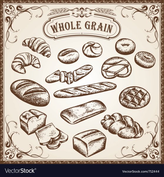 Хлебобулочные изделия рисунок