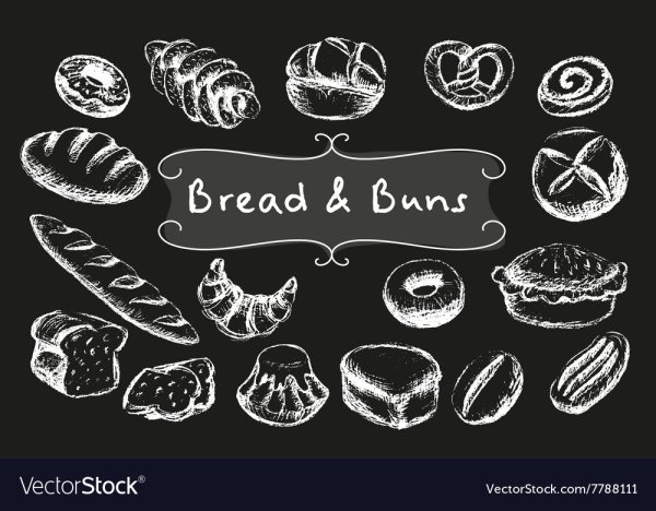 Меловая доска выпечка