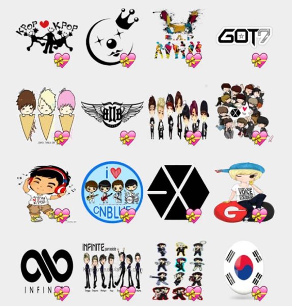 Стикеры кпоп