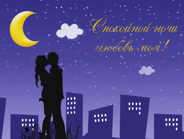 Доброй ночи любимая