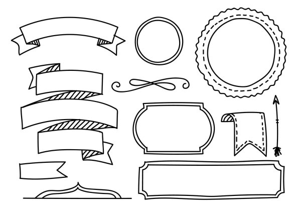 Трафареты для Bullet Journal