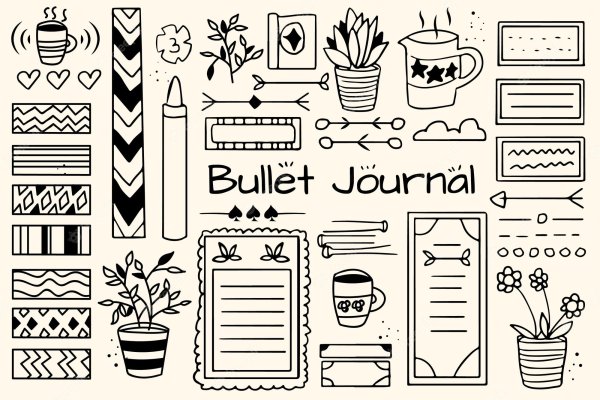 Стикеры для Bullet Journal