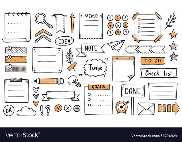 Наклейки для конспектов