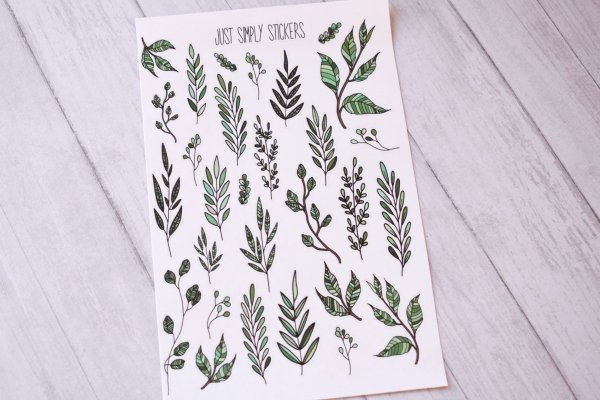 Красивые наклейки для ежедневника