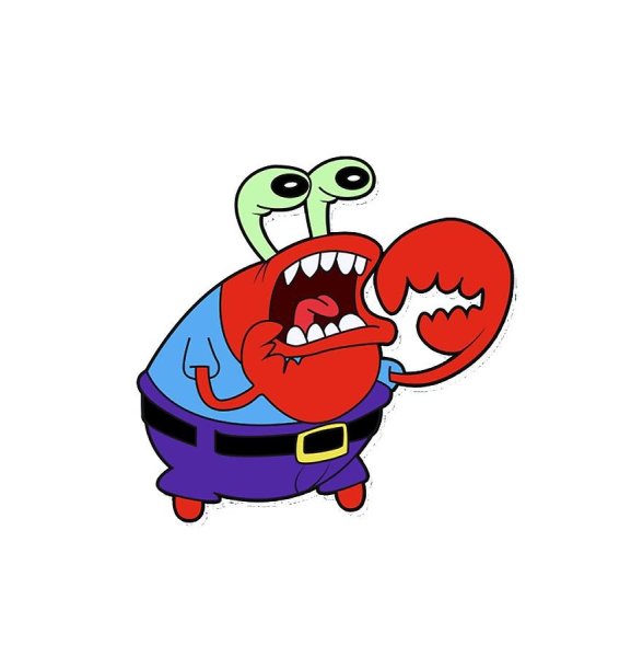 Мистер Крабс Стикеры телеграмм