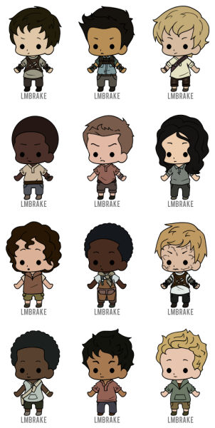 Бегущий в лабиринте Томас аниме Чиби