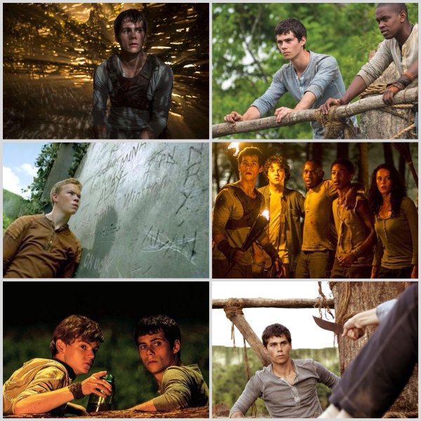 Бегущий в лабиринте Ньют и Тереза