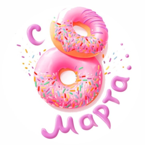 Пончики 8 марта