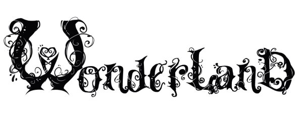 Страна чудес надпись