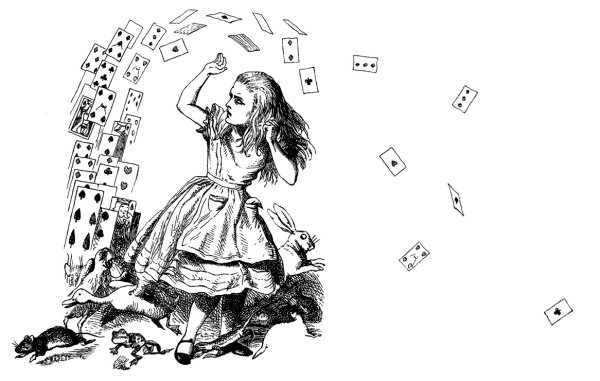 Алиса в стране чудес рисунки Кэрролла