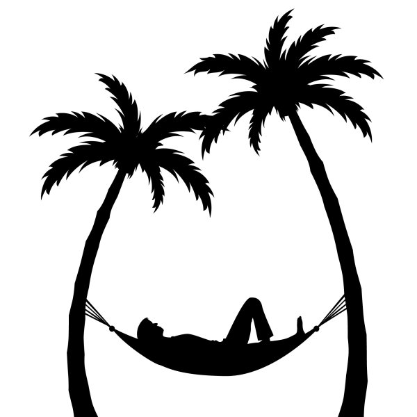 Пляж силуэт